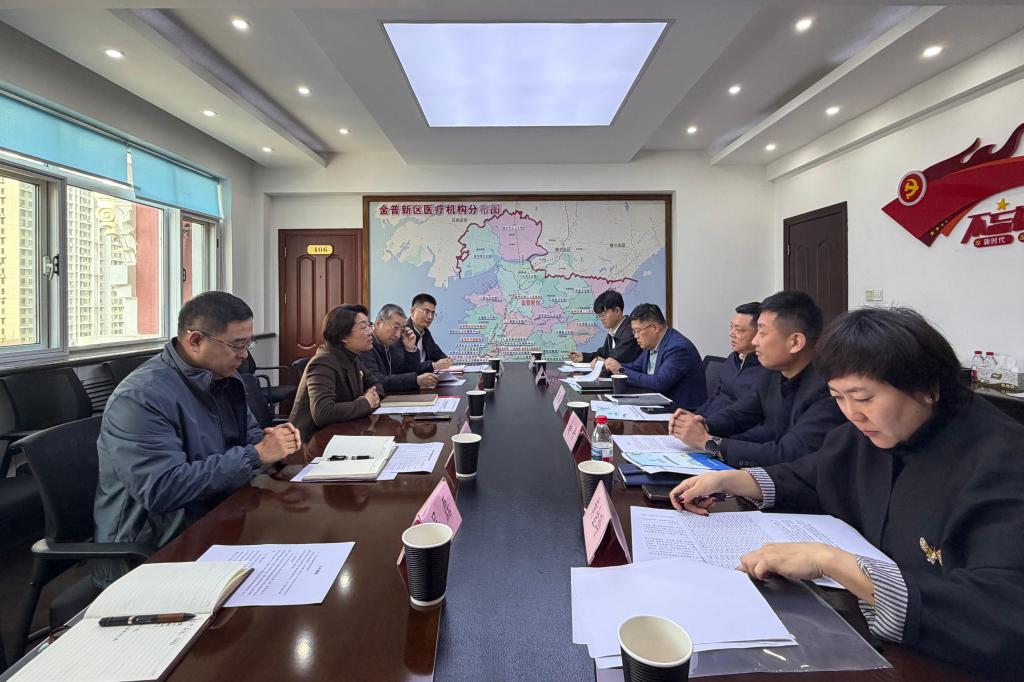 学校领导带队走访金普新区卫生健康局